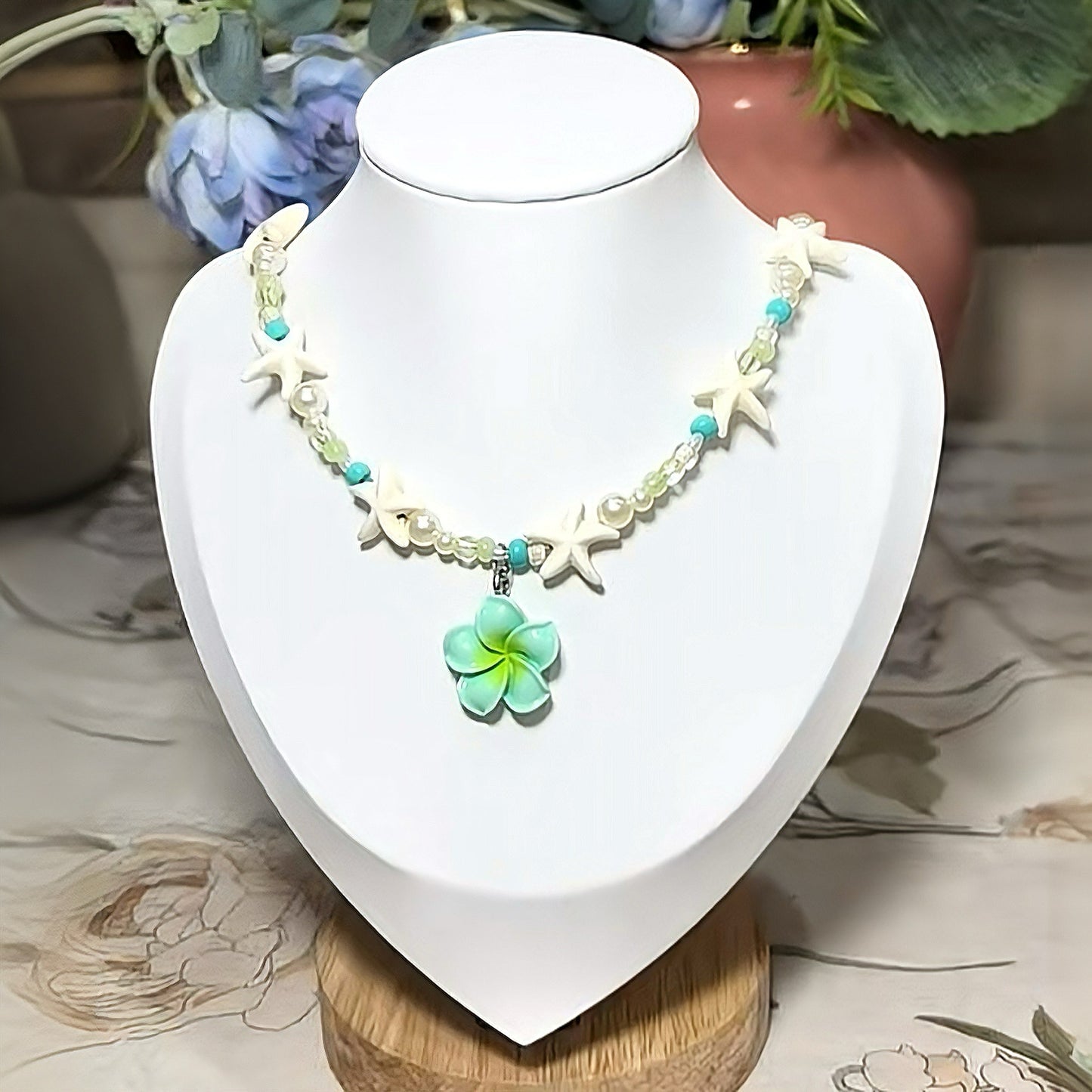 Handmade Plumeria Necklace