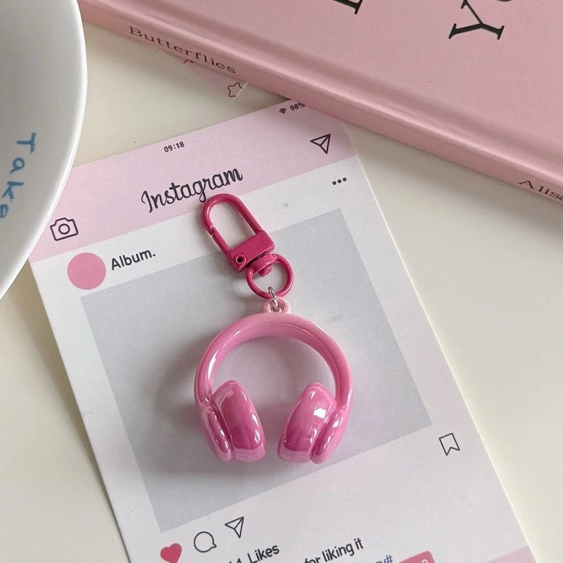 Mini Headphone Model Keychain
