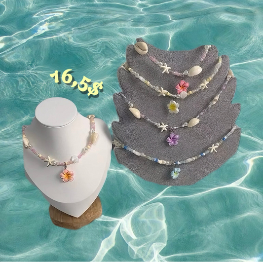 Handmade Plumeria Necklace