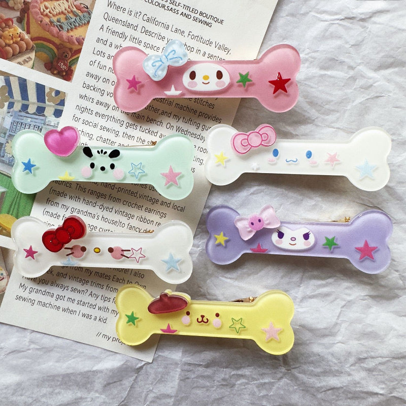 【随机 - 非卖品】发夹和贴纸 ♡ 每笔订单均赠送我们的礼品