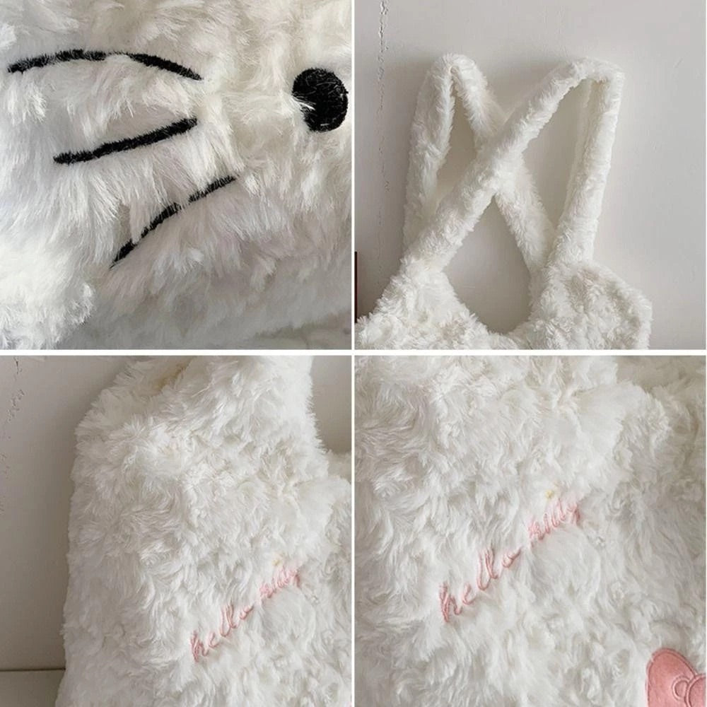 云朵猫咪手提包