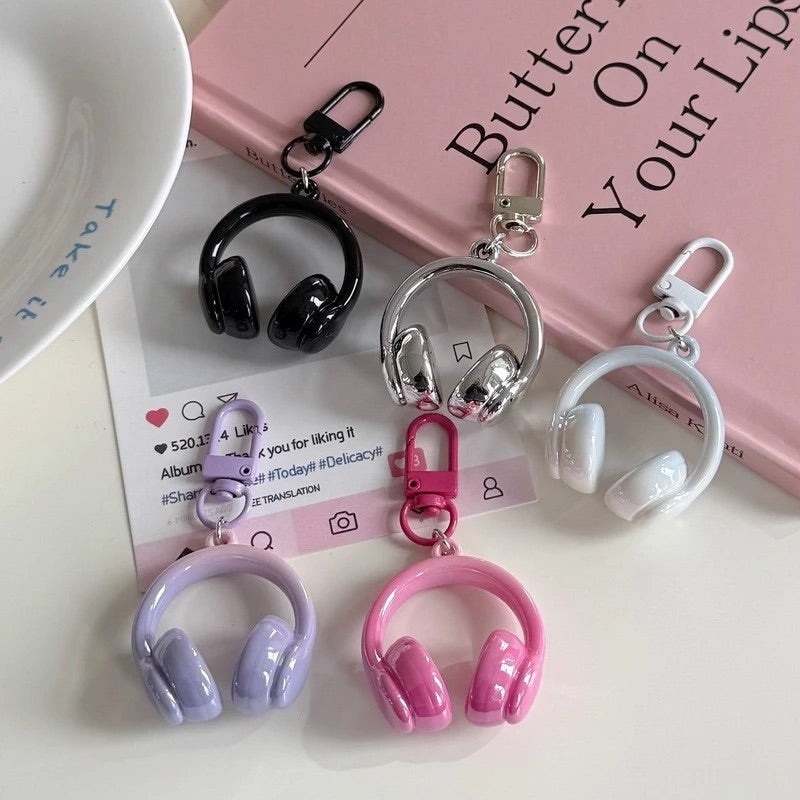 Mini Headphone Model Keychain