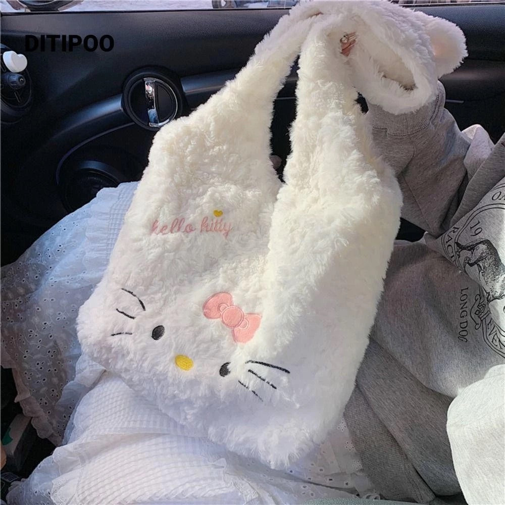 云朵猫咪手提包