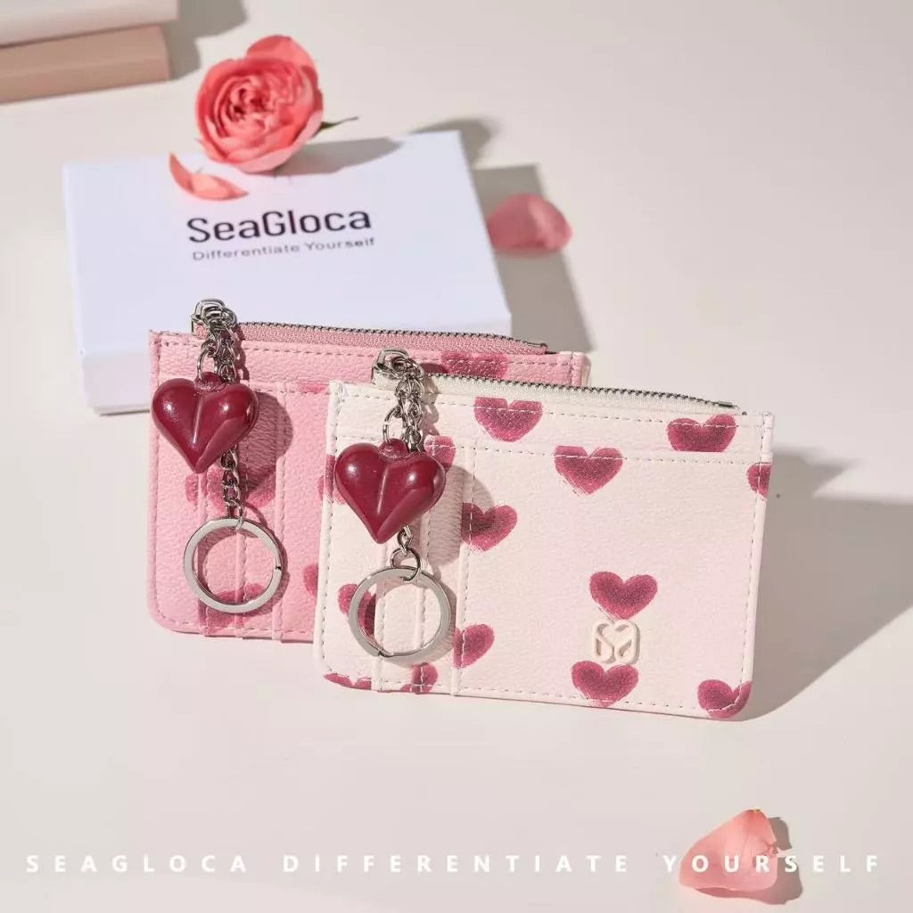 [SeaGloca] 心形印花卡套