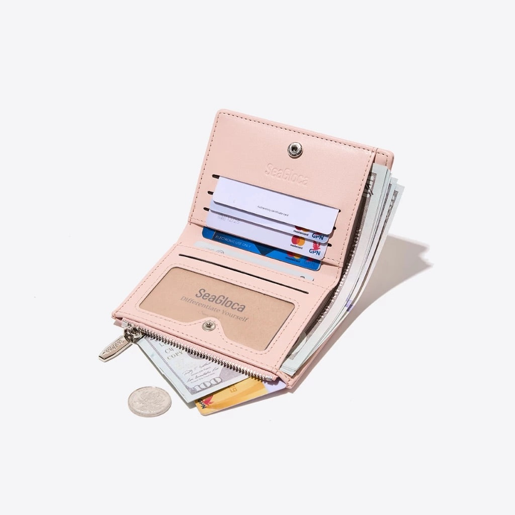 [SeaGloca] Petal-Pop Bifold Wallet